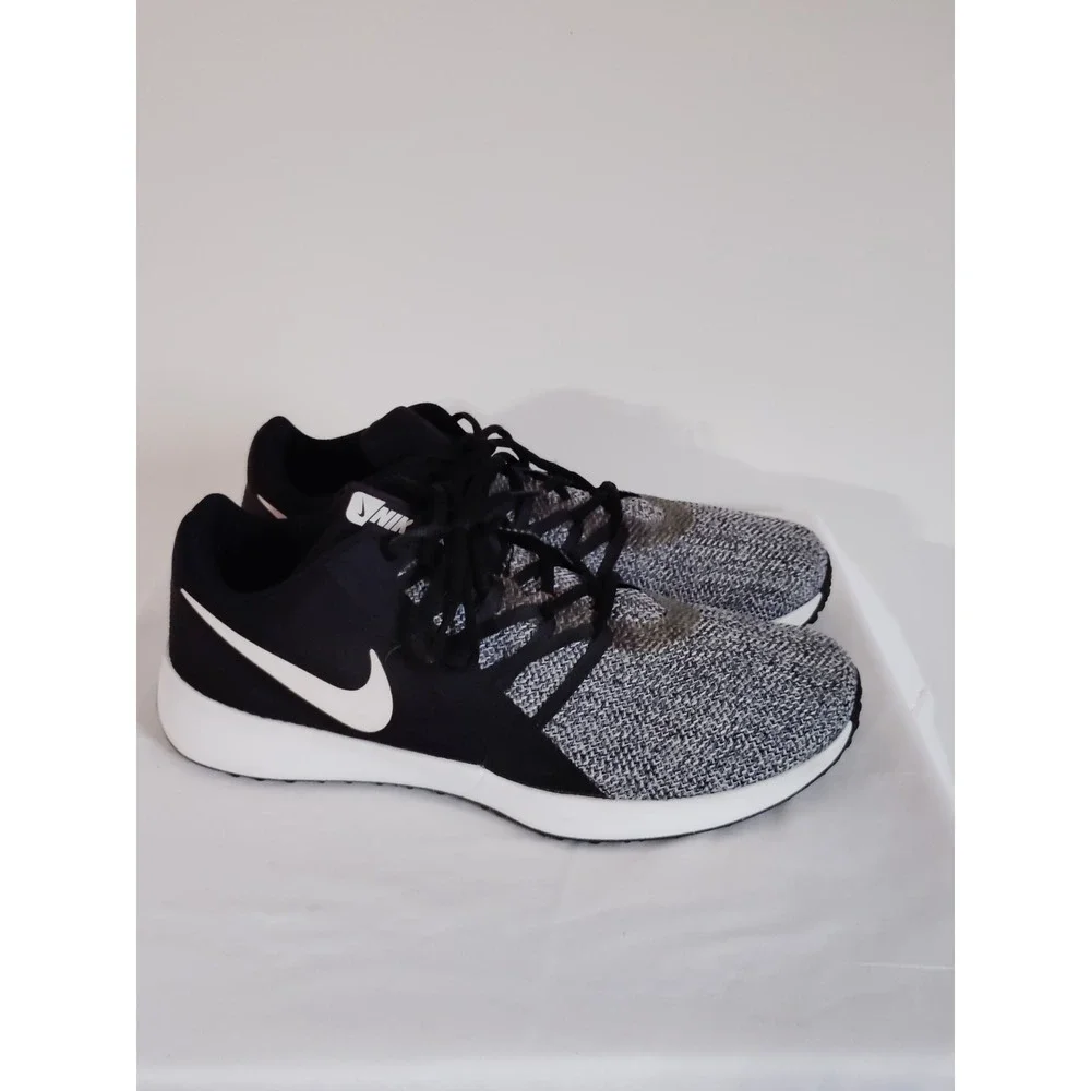 Nike Varsity Compete TR 3 Men 14 Black Gray Knit Training Athletic Sneakers EUC